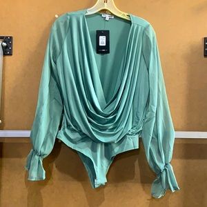 Brand New Draped Bodysuit